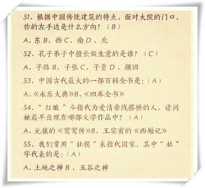中国文化知识100题(附答案):轻松掌握考点,高效记忆不再死记硬背 中国文化知识100题(附答案):轻松掌握考点,高效记忆不再死记硬背